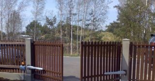 Купить распашные ворота из штакетника Старый Оскол, цена от 2780 руб.